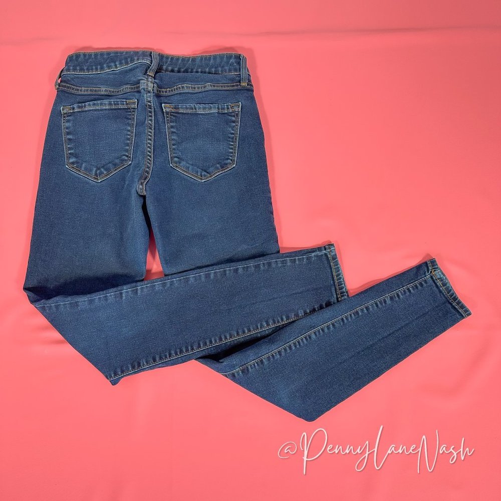 Old Navy Rockstar MId Rise Super Skinny Jeans Blue - Picture 9 of 10